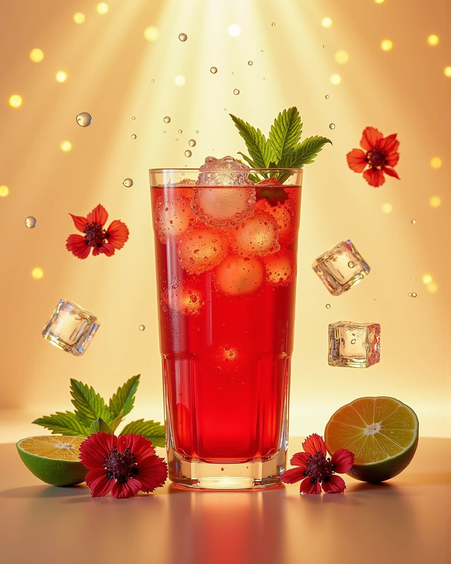 Agua fresca de jamaica del día